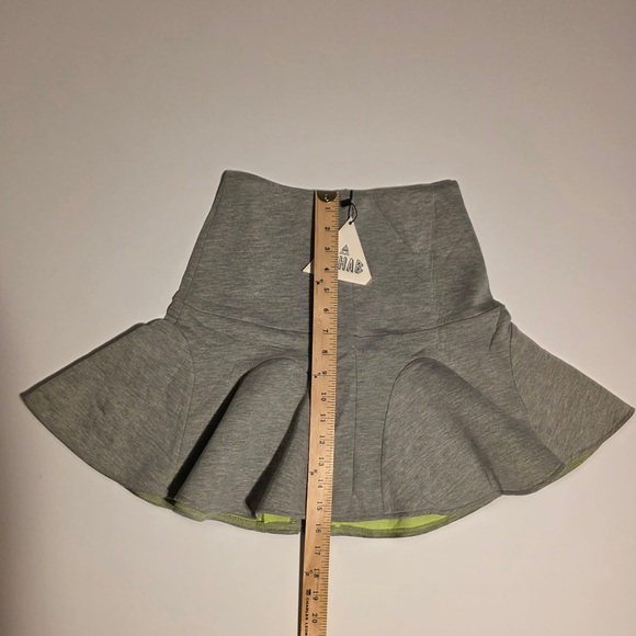 Gray Flared Skirt - Picture 7 of 7